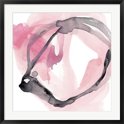 Framed Salon Rouge VI Print