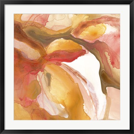 Framed Sunset Marble III Print