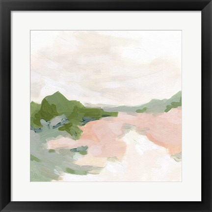 Framed Pastoral Inlet I Print