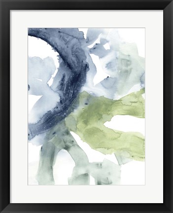 Framed Tributary Flow I Print