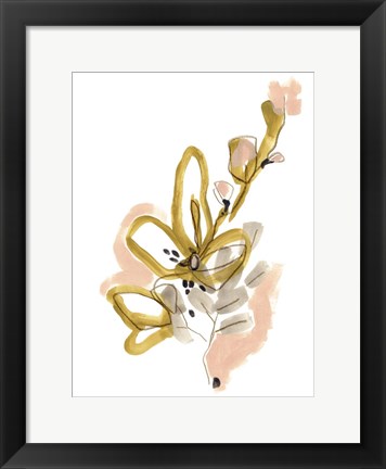 Framed Liminal Floral I Print