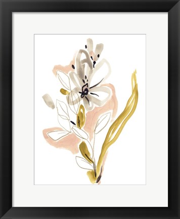 Framed Liminal Floral II Print