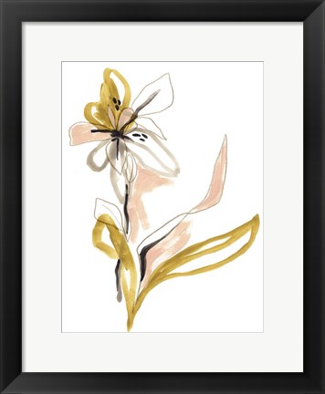 Framed Liminal Floral III Print