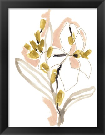 Framed Liminal Floral IV Print