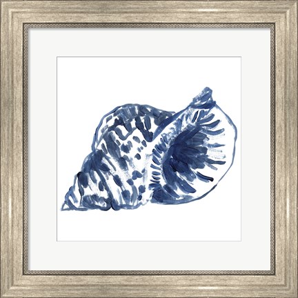 Framed Beach Brushwork IV Print