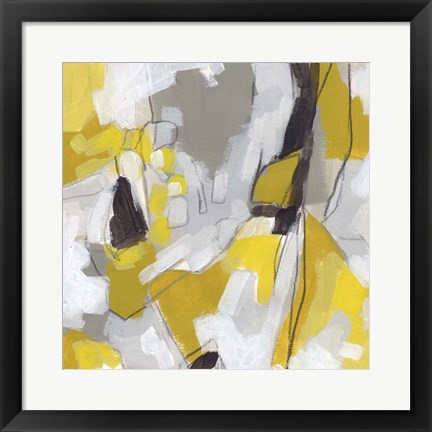 Framed Citron Confetti II Print