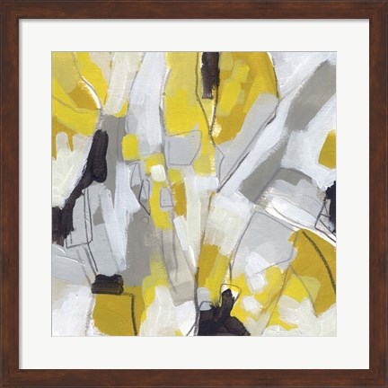 Framed Citron Confetti III Print