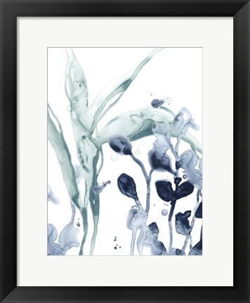 Framed Blue Kelp I Print