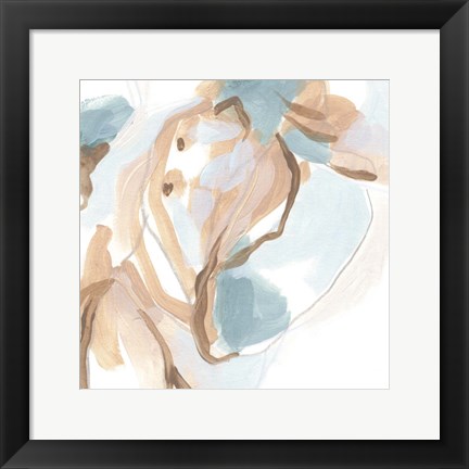 Framed Abstracted Shells II Print