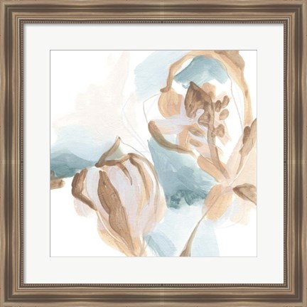 Framed Abstracted Shells IV Print