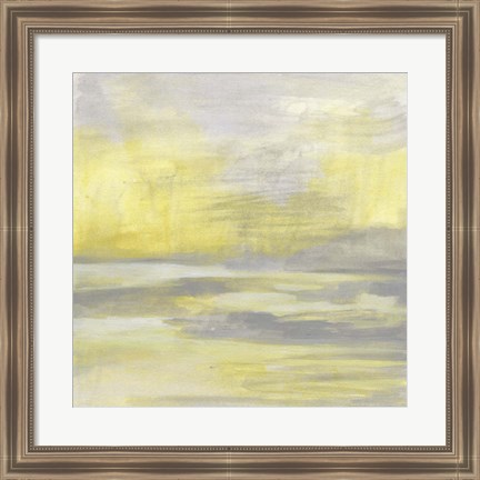 Framed Citron Shore I Print