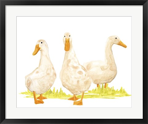 Framed Quack Squad II Print
