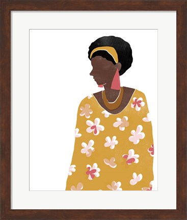 Framed Pattern Poise II Print