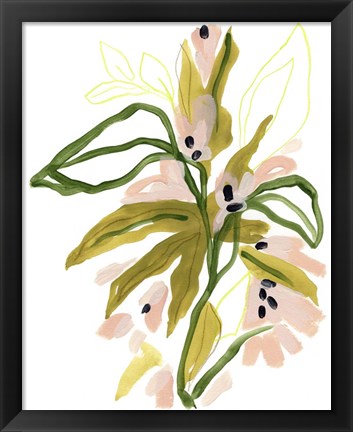 Framed Tropical Cadenza I Print