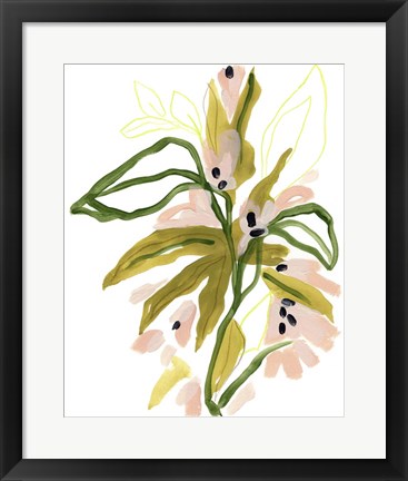 Framed Tropical Cadenza I Print