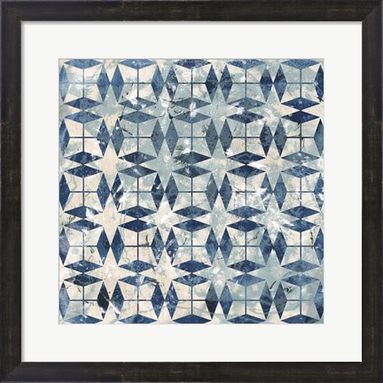Framed Tile-Dye II Print