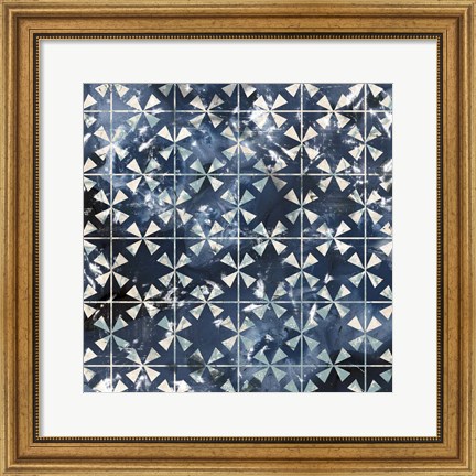 Framed Tile-Dye III Print