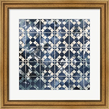 Framed Tile-Dye V Print