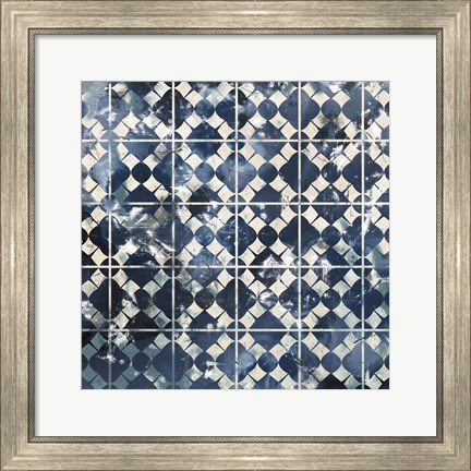Framed Tile-Dye V Print