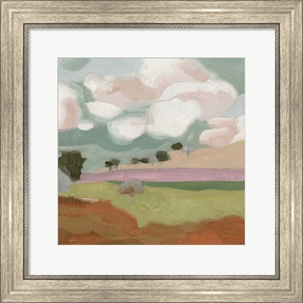 Framed Violet Fields IV Print