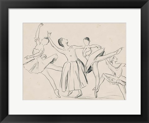 Framed La Ballerine I Print