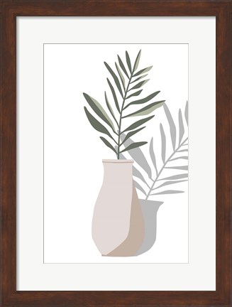 Framed Vase &amp; Stem II Print