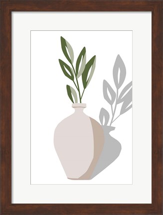 Framed Vase &amp; Stem V Print