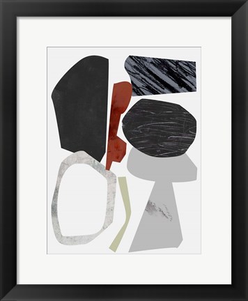 Framed Underground Shapes II Print