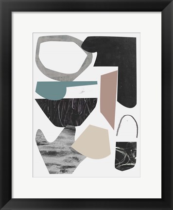 Framed Underground Shapes III Print