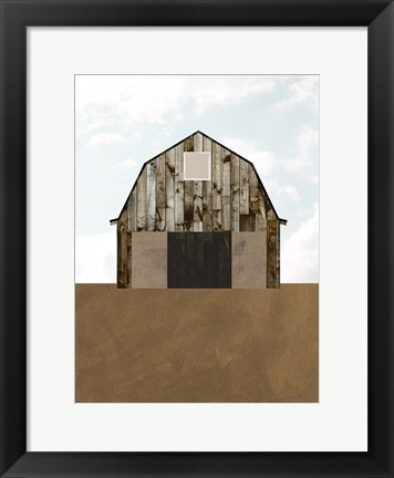 Framed Barn&#39;s Portrait II Print