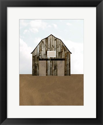 Framed Barn&#39;s Portrait IV Print