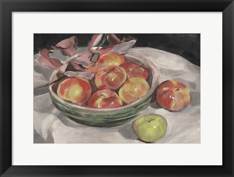 Framed Autumn Apples I Print