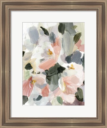 Framed Soft as Petals II Print