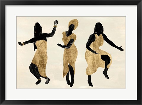 Framed Celebration Dance I Print