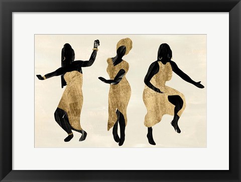 Framed Celebration Dance I Print