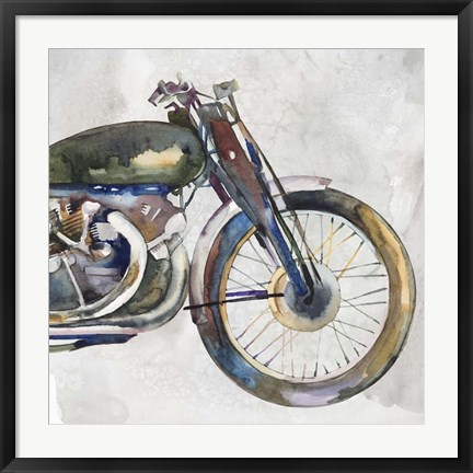 Framed Moto Metal II Print