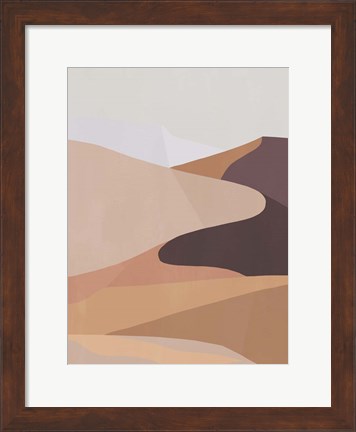 Framed Desert Dunes I Print