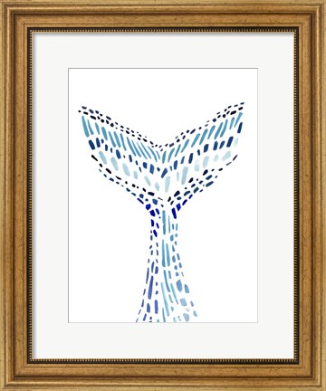 Framed Mosaic Tail II Print