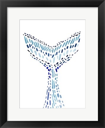 Framed Mosaic Tail II Print