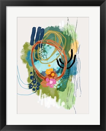 Framed Lilies On The Lake Print