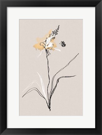 Framed Summer Plant 1 Print