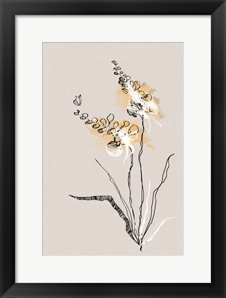 Framed Summer Plant 2 Print