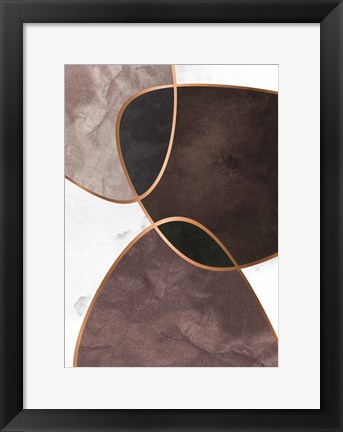 Framed Velvet Shapes 4 Print