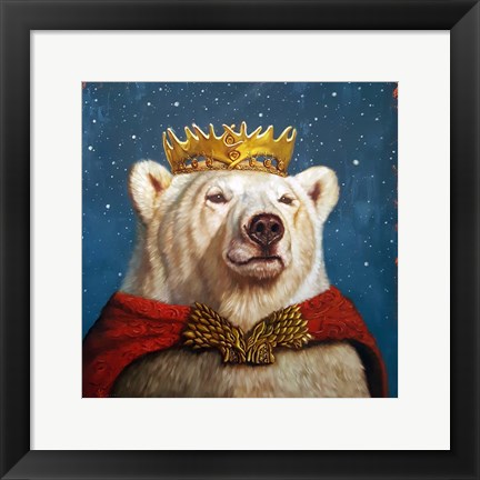 Framed Snow King Print