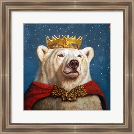 Framed Snow King Print