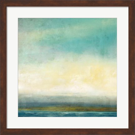 Framed Blue Tide Print