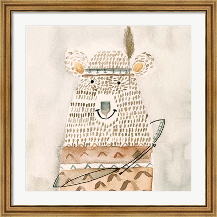 Framed Native Bear Print