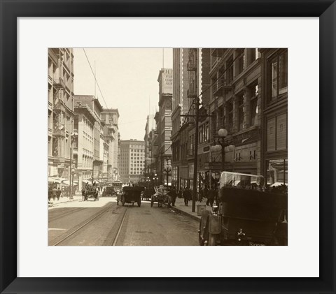 Framed Market Street I Print