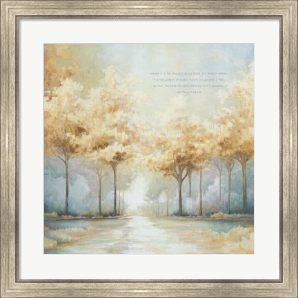 Framed Becomes a Tree Print