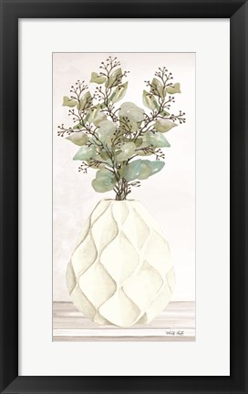 Framed Geometric Vase III Print